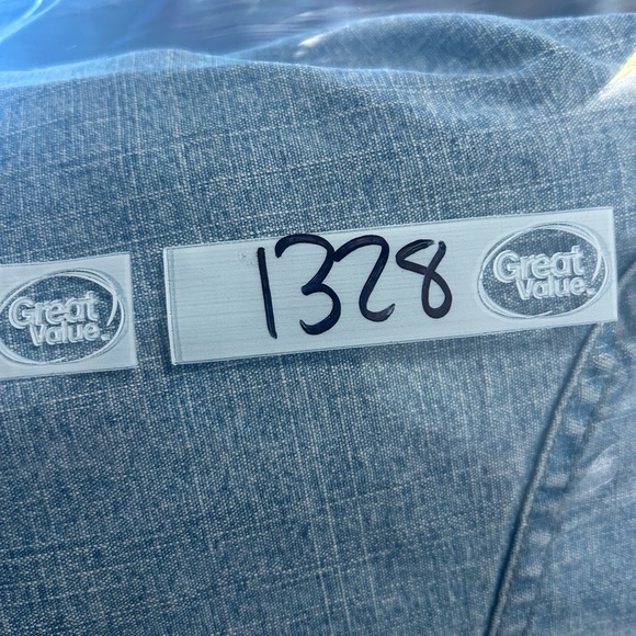 Riveted By Lee Cargo Jean Shorts Blue Denim USA Made Womens Size 18 (1328) - Picture 6 of 6